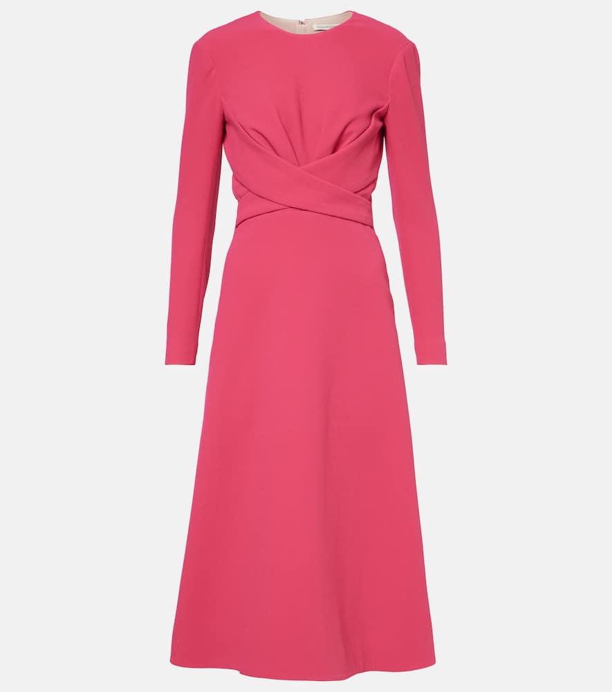 emilia wickstead elta crêpe midi dress