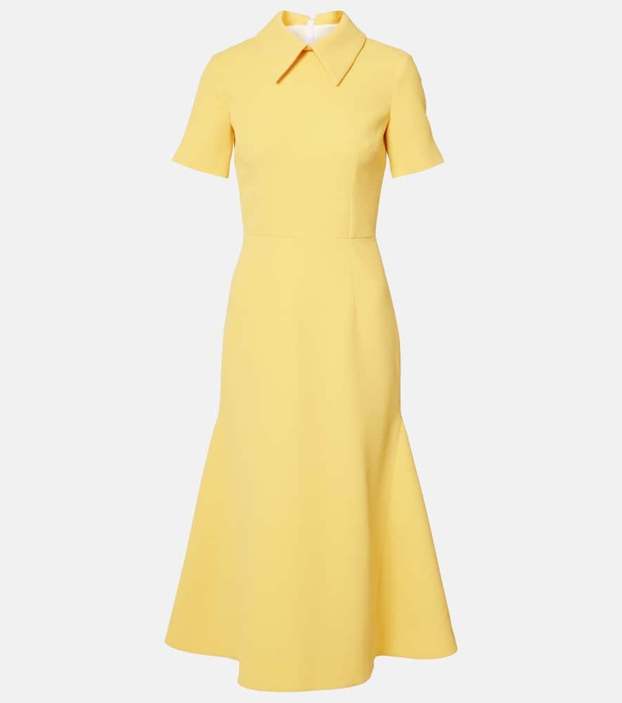 emilia wickstead eman crêpe cocktail dress