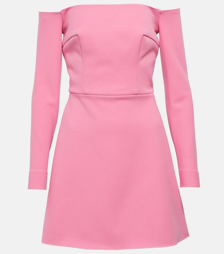 emilia wickstead everleigh crêpe minidress