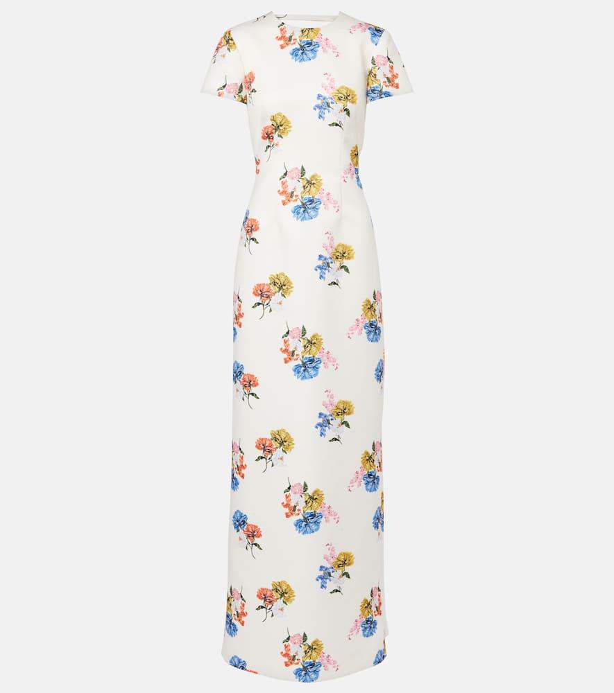emilia wickstead fosette floral maxi dress