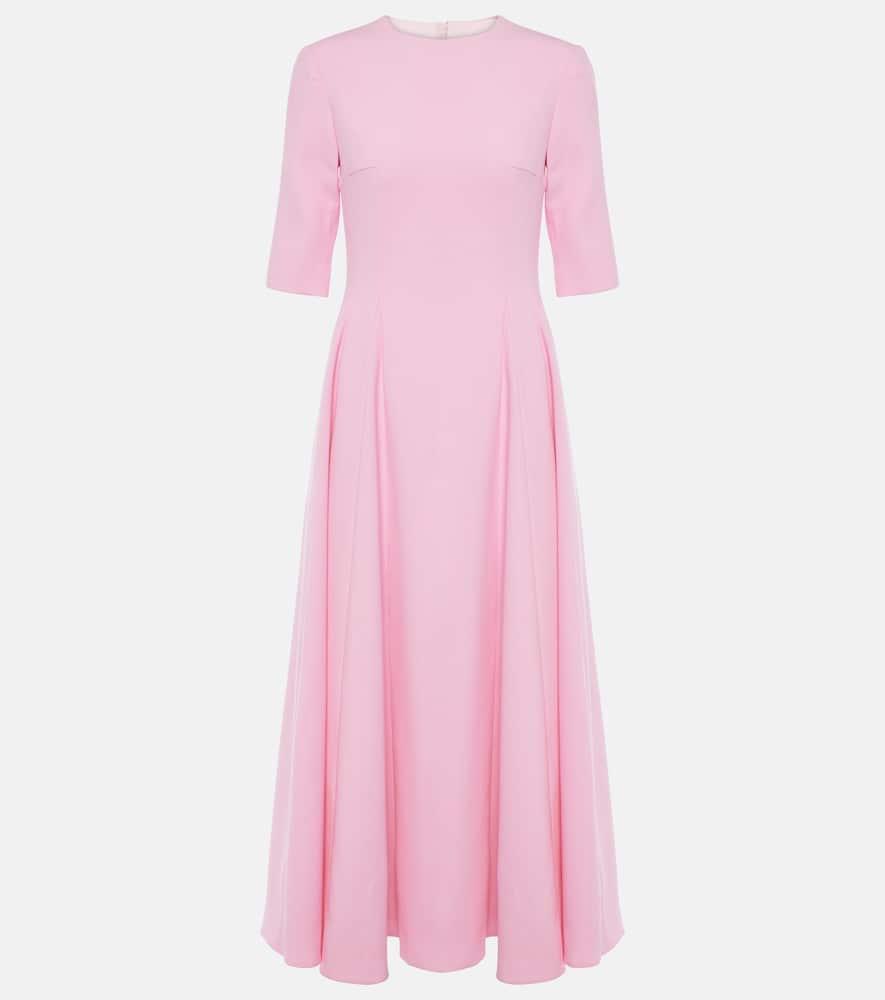 emilia wickstead georgie wool midi dress