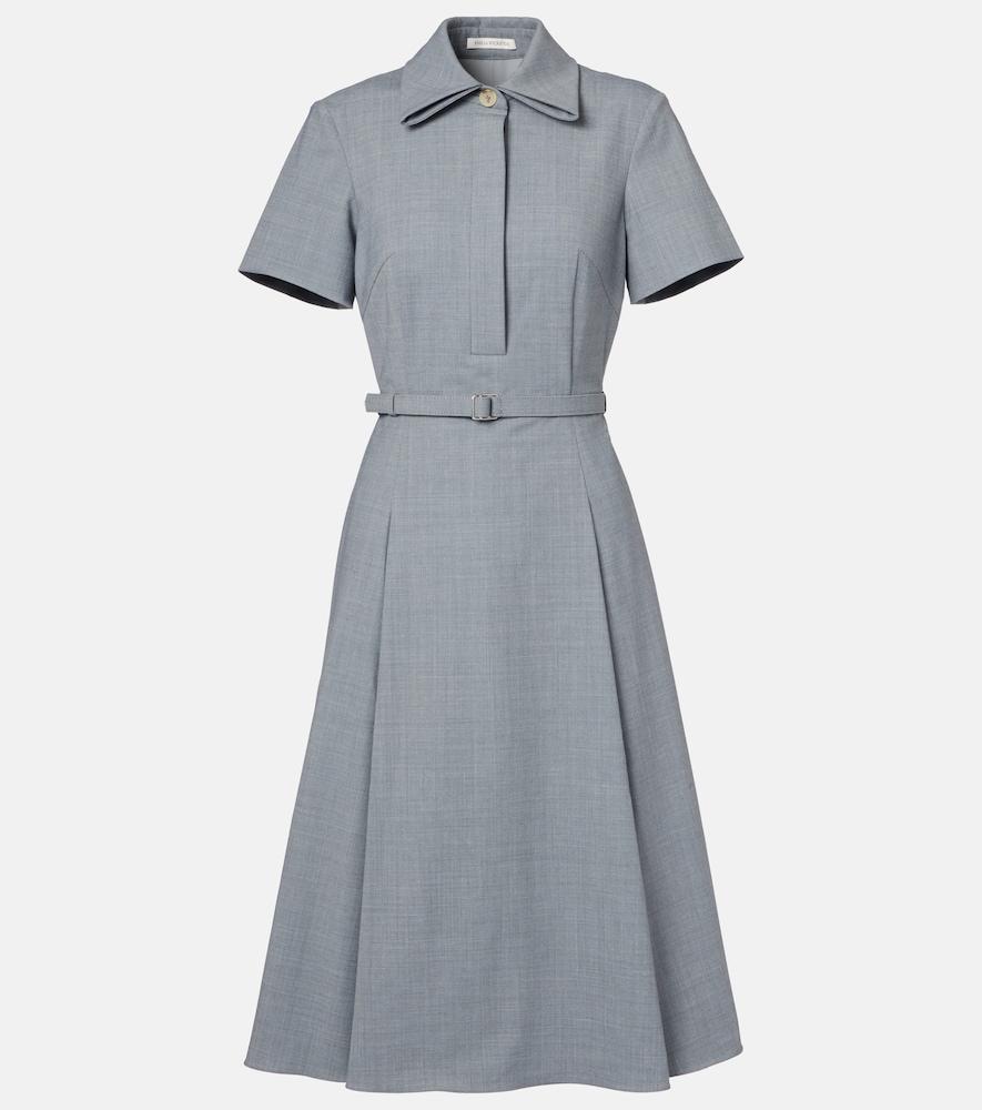 emilia wickstead iwona belted midi dress