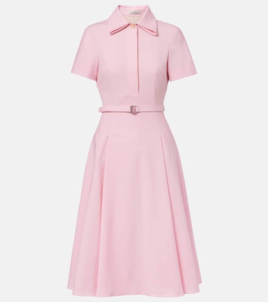 emilia wickstead iwona belted shirt dress