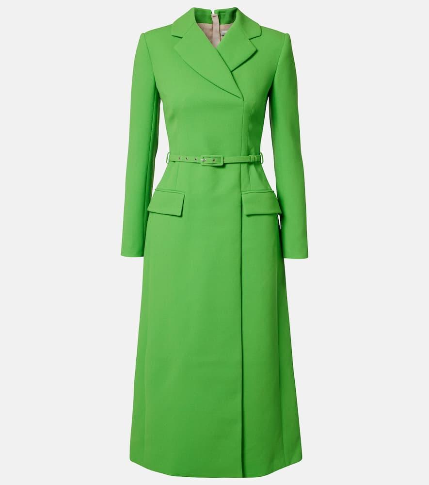 emilia wickstead kalonice wool crêpe midi dress