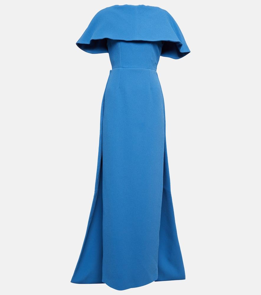 emilia wickstead liza crêpe gown