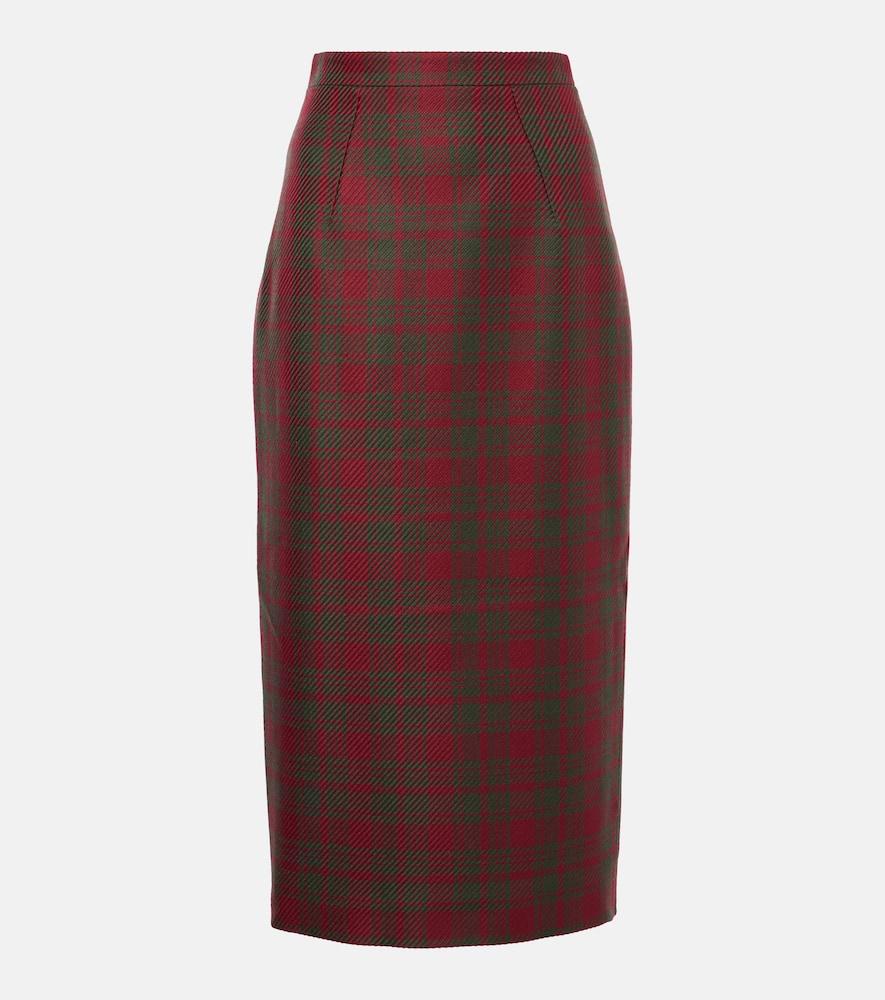 emilia wickstead lorelei plaid wool