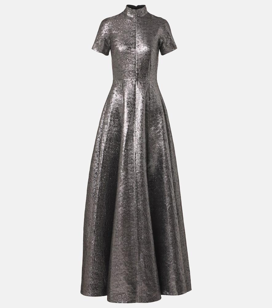 emilia wickstead malinda jacquard gown