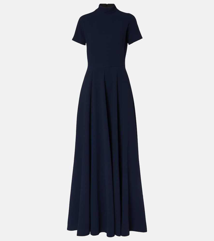 emilia wickstead malinda lamé tweed gown