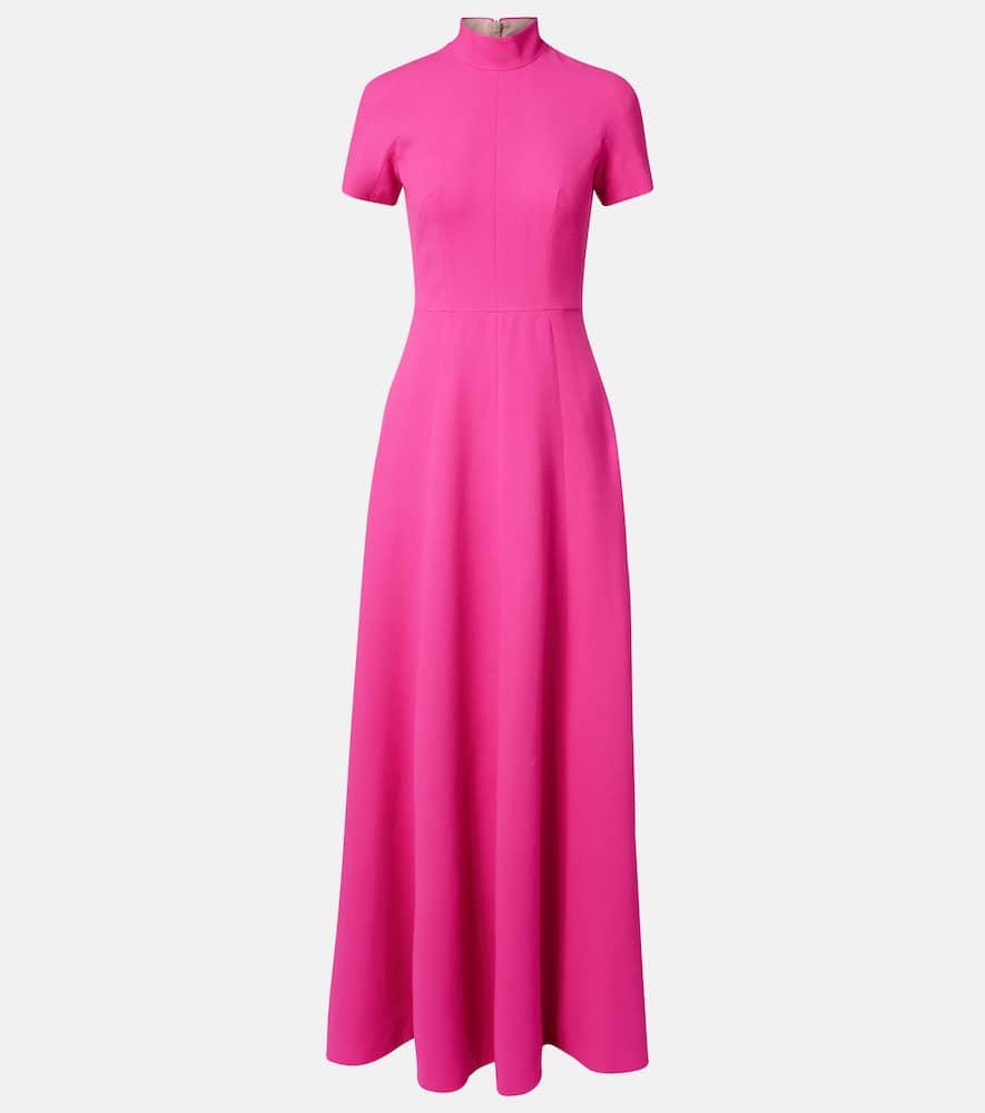 emilia wickstead malinda wool crêpe gown