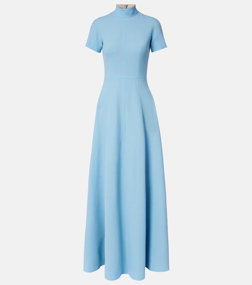 emilia wickstead malinda wool crêpe gown