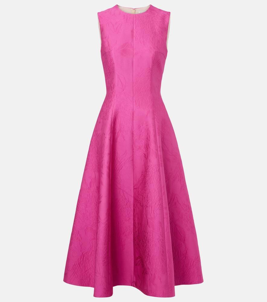 emilia wickstead mara cloqué cocktail dress
