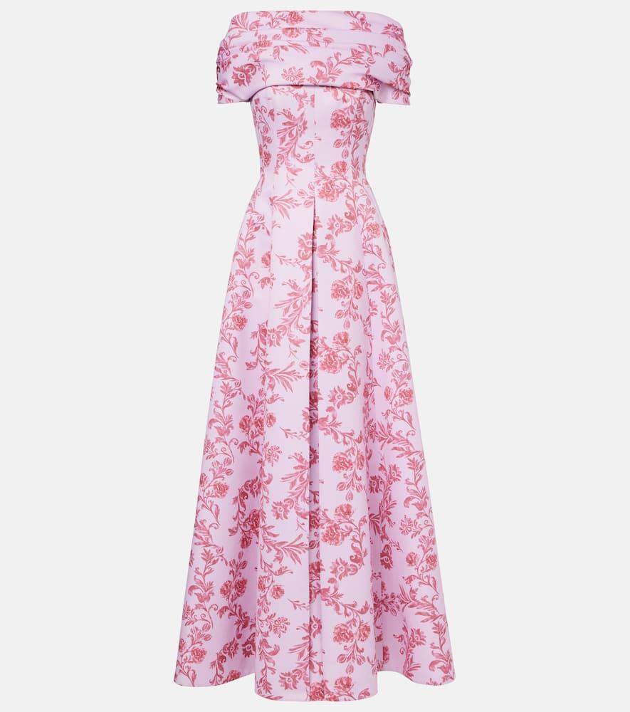 emilia wickstead mara floral gown