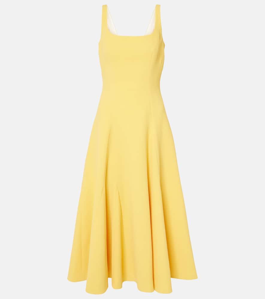 emilia wickstead neith crêpe midi dress