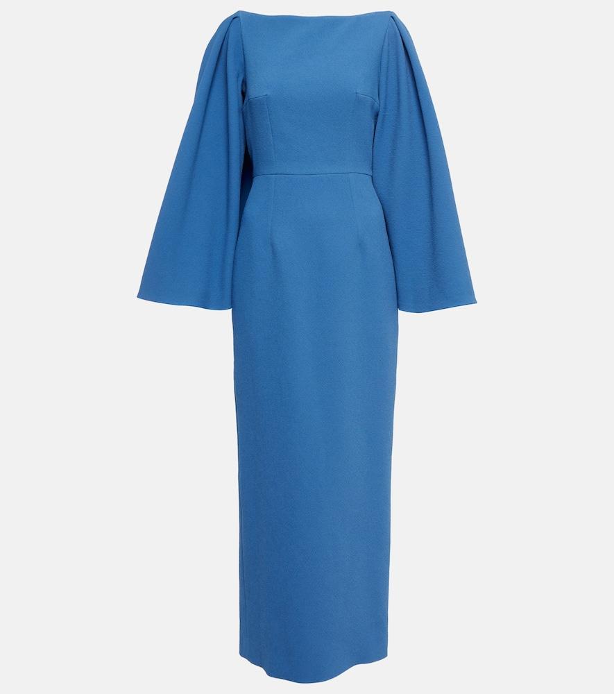 emilia wickstead niesha crêpe midi dress