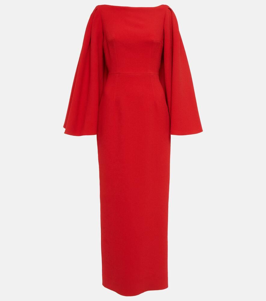 emilia wickstead niesha crêpe midi dress