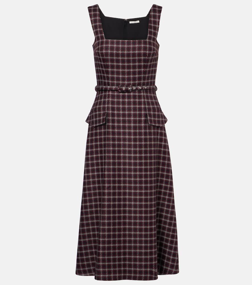 emilia wickstead petra houndstooth wool