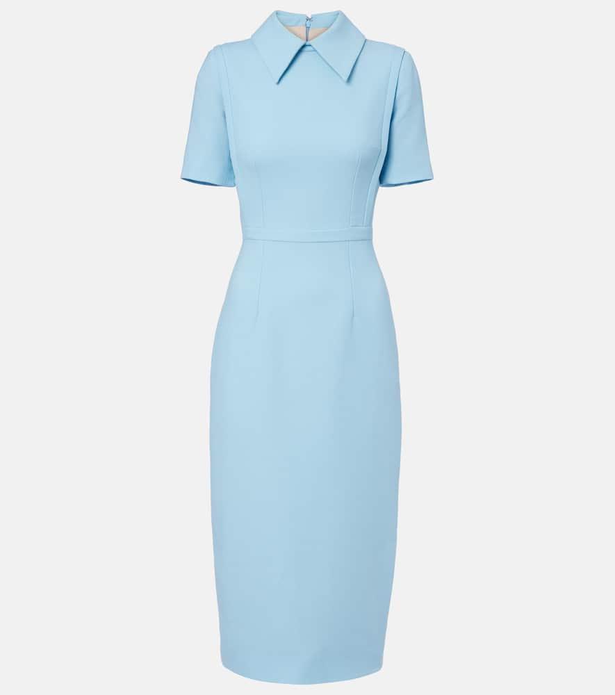 emilia wickstead valletta wool cocktail dress