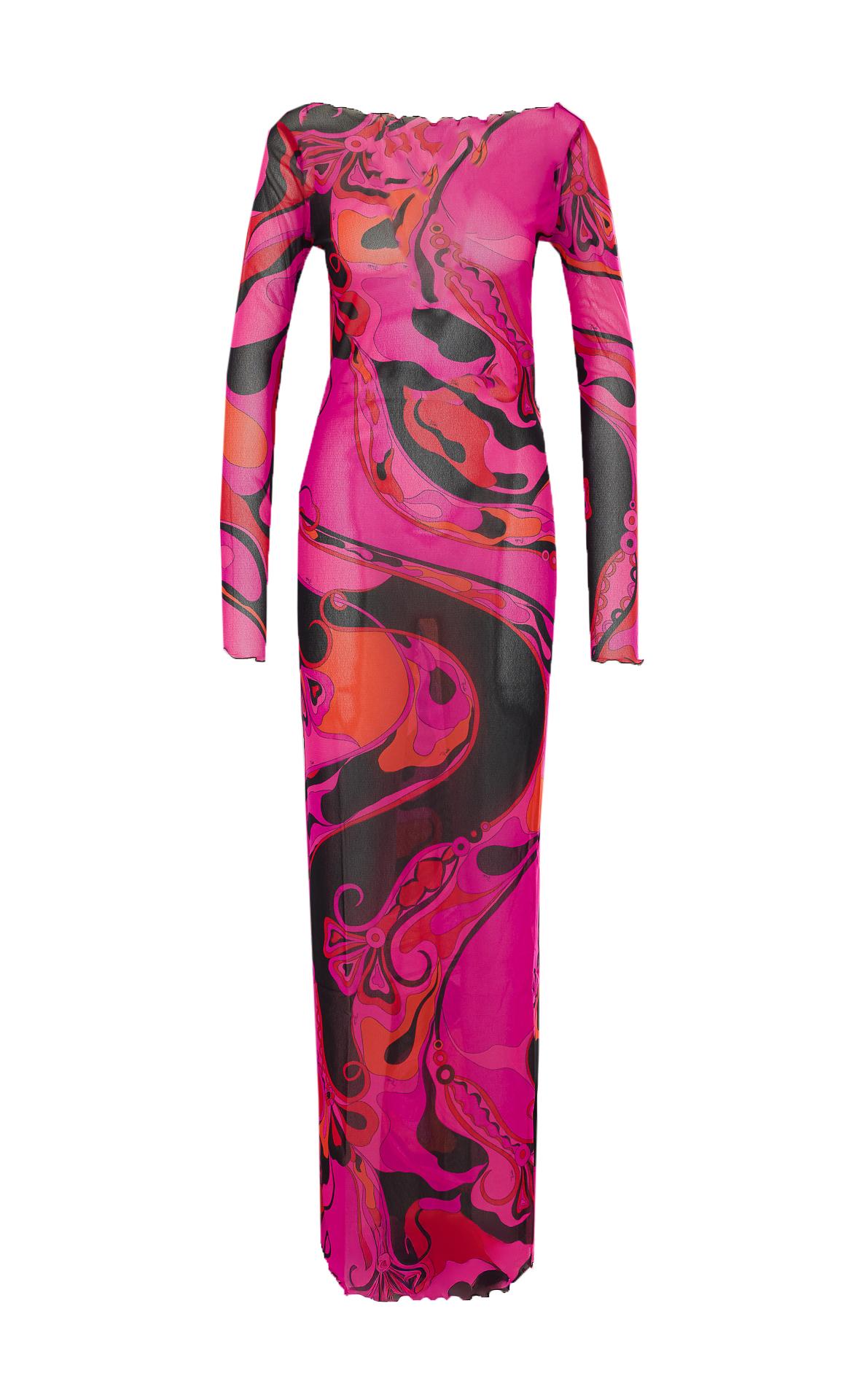 emilio pucci pucci dresses fuchsia - women