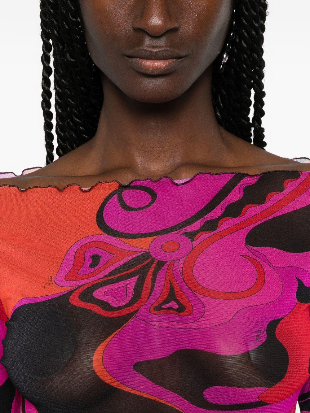 emilio pucci pucci dresses fucsia poliammide - women
