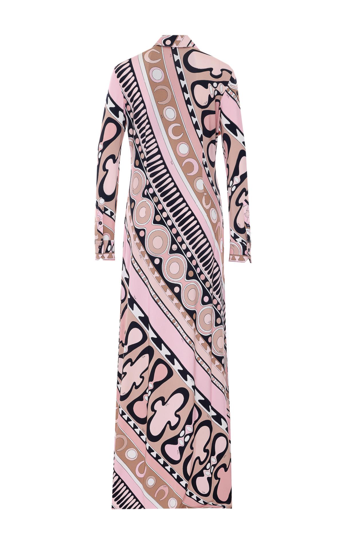 emilio pucci pucci dresses pink viscose - women