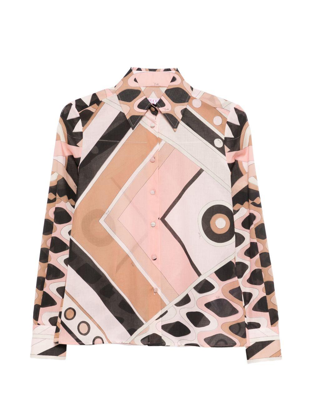 emilio pucci pucci shirts powder cotton - women