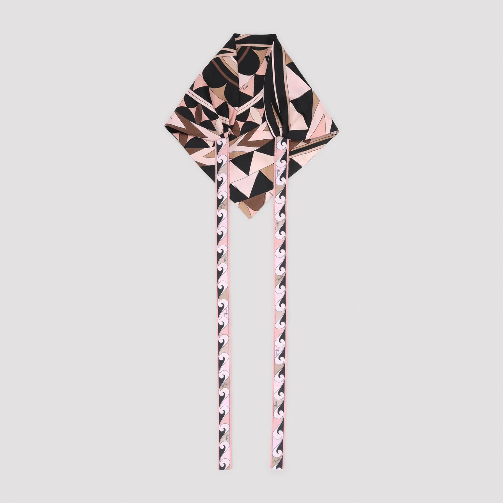 emilio pucci silk head scarf multicolour hat - women