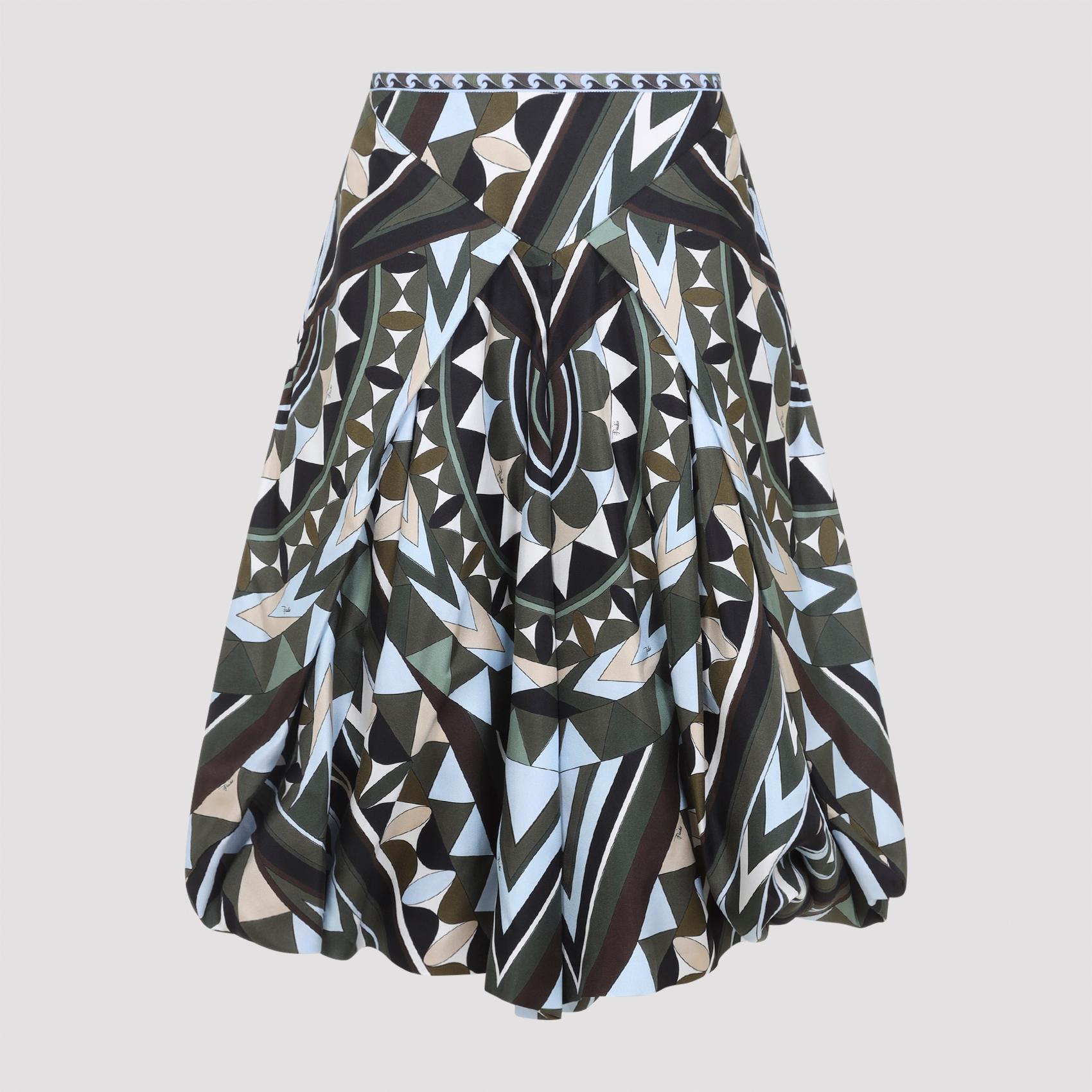 emilio pucci silk pants multicolour - women