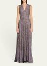 emily starburst beaded gown