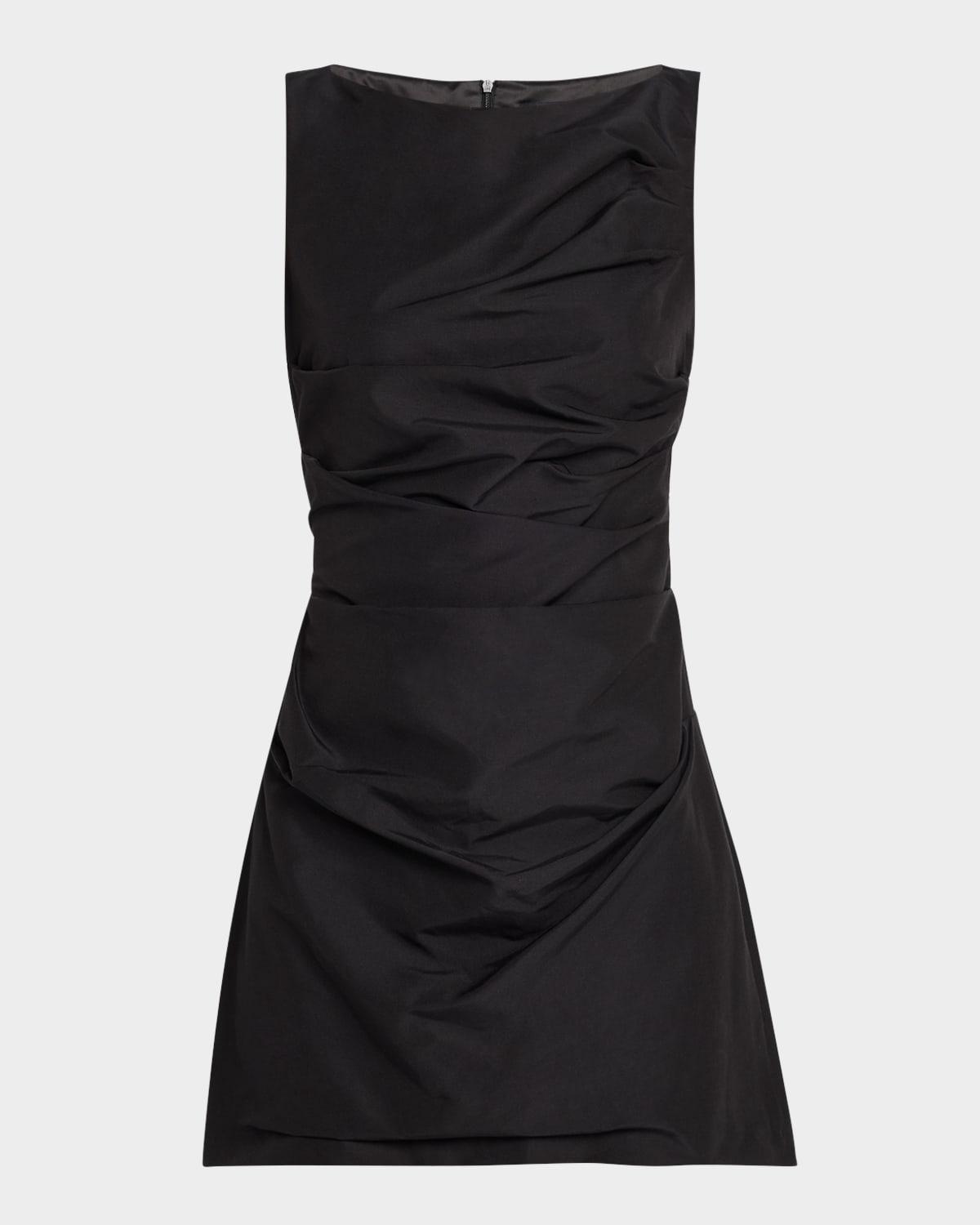 emma gathered mini dress