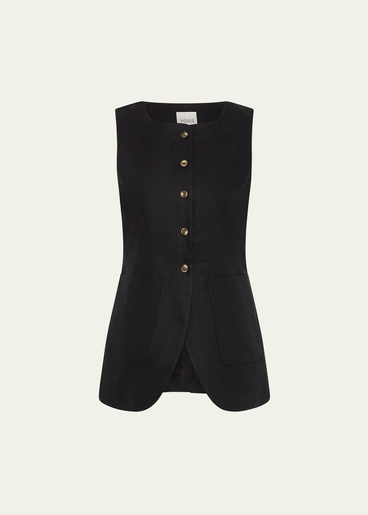 emma linen vest