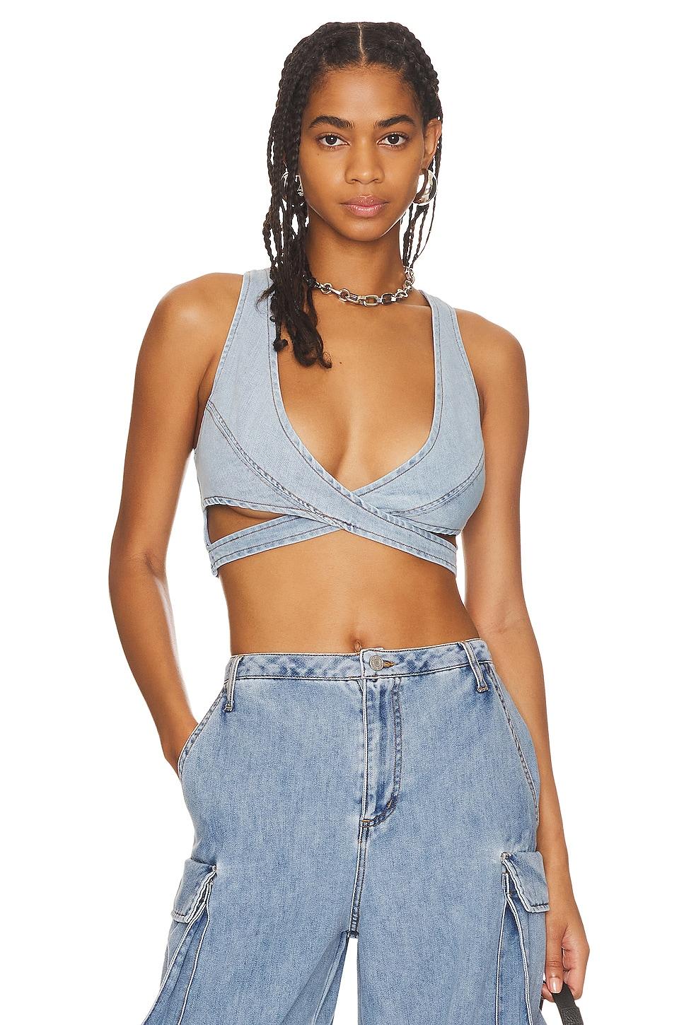 emma wrap bra top