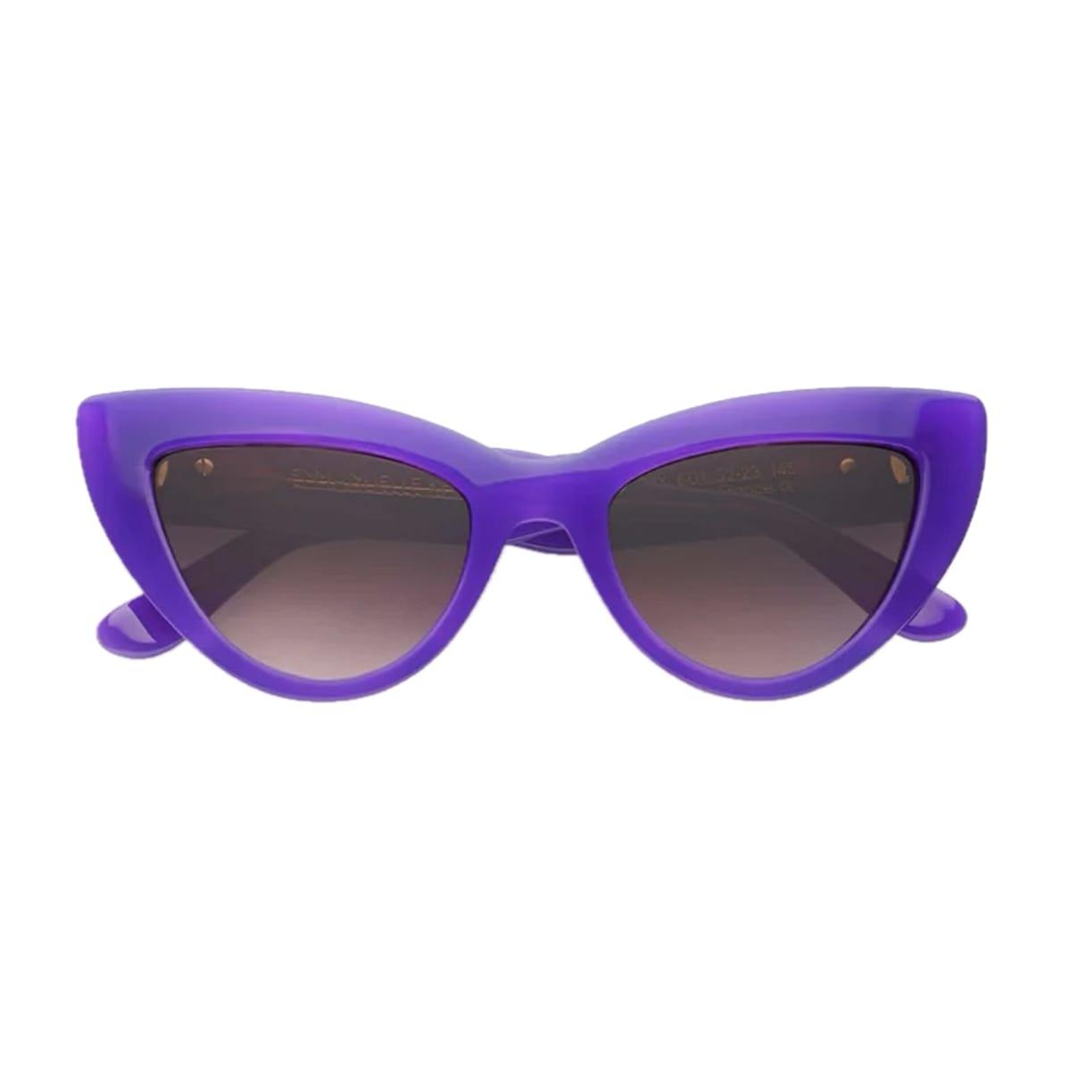 emmanuelle khanh emmanuel kahn cherry 601 ultraviolet sunglasses