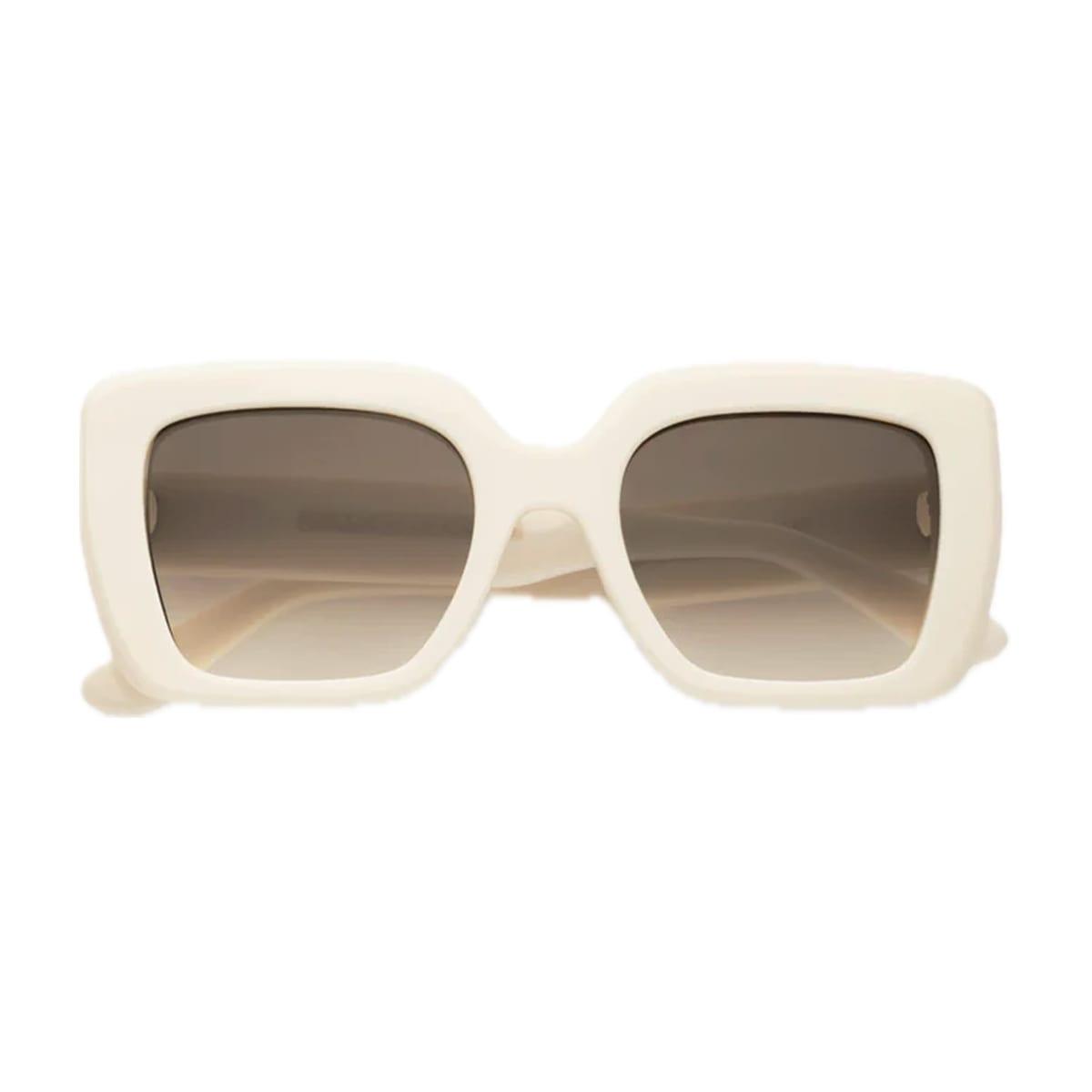 emmanuelle khanh emmanuel kahn foxy 201 malibu avorio sunglasses