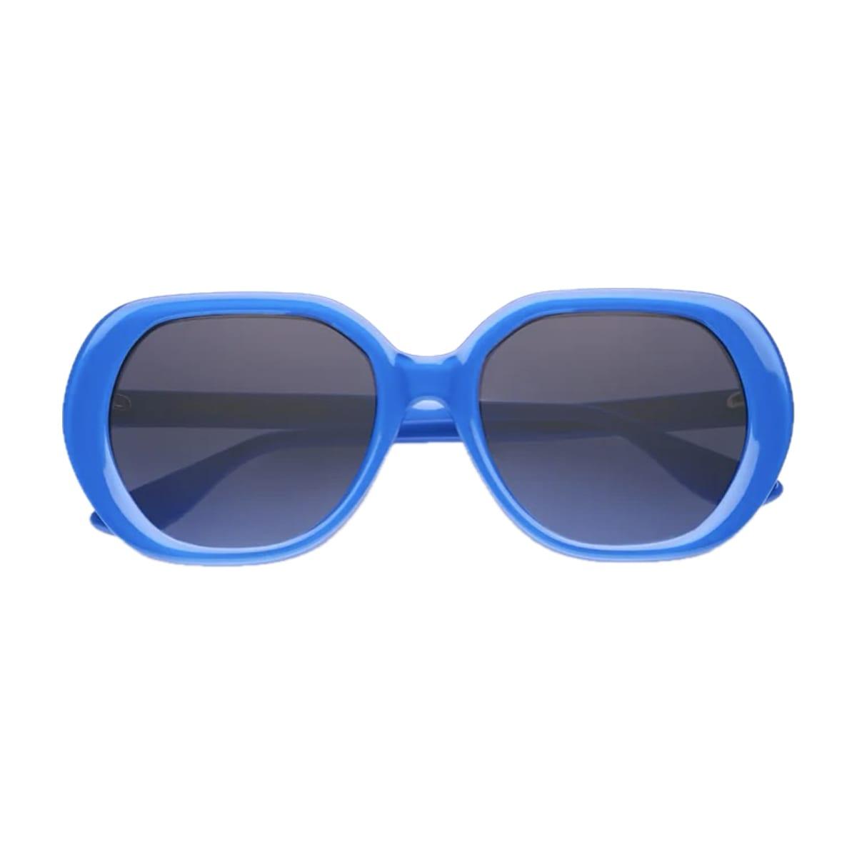emmanuelle khanh emmanuel kahn orphee 670 glossy klein blu sunglasses