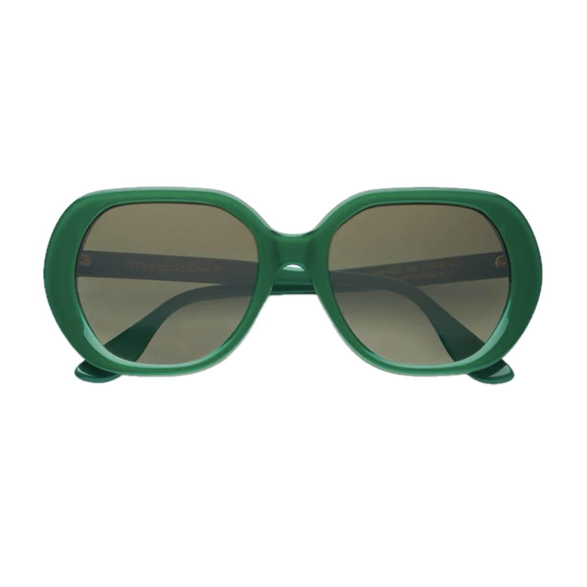 emmanuelle khanh emmanuel kahn orphee orphee 565 glossy prairie verde sunglasses