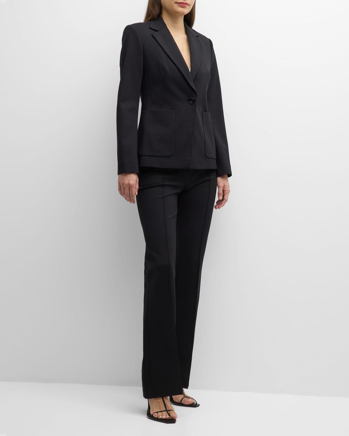 emotional essence single-button jersey jacket