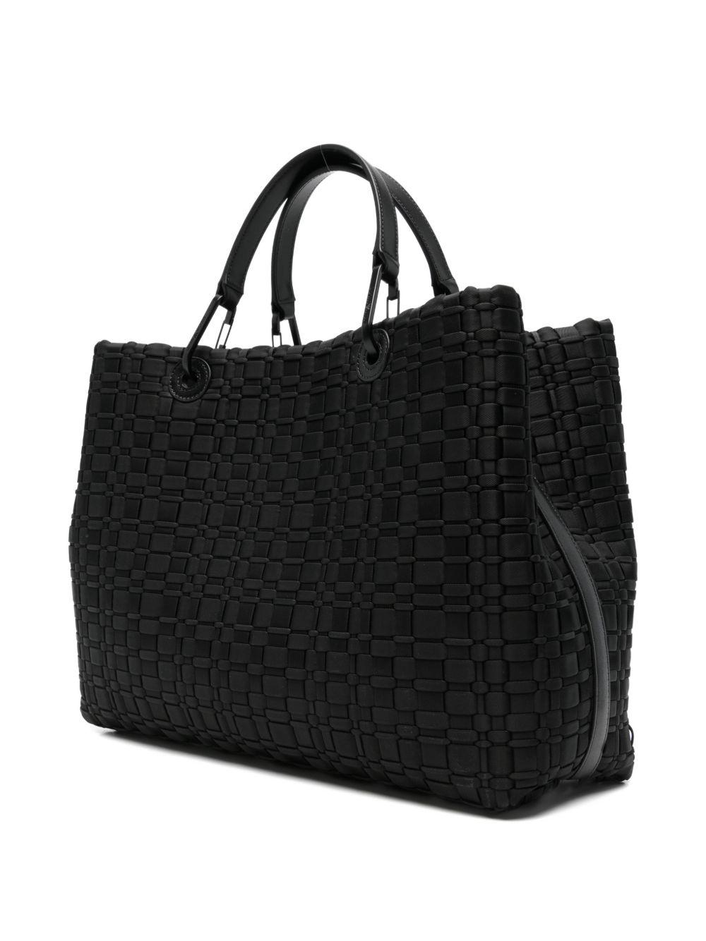 emporio armani bags black polyamide - women