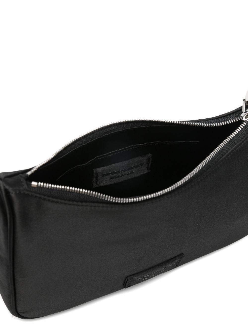 emporio armani bags black polyester - women