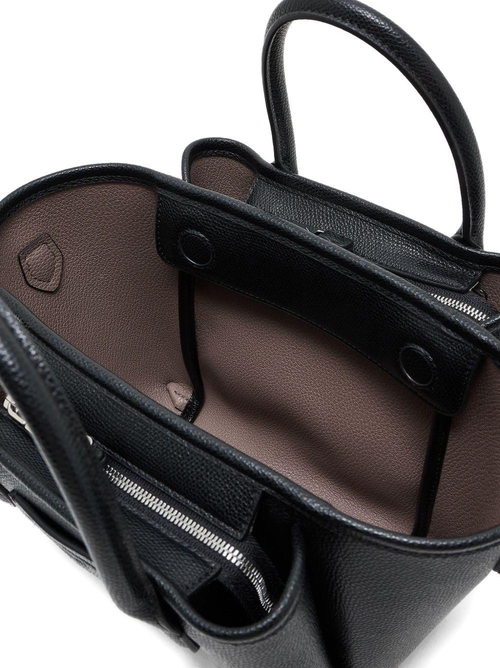 emporio armani bags black polyurethane - women
