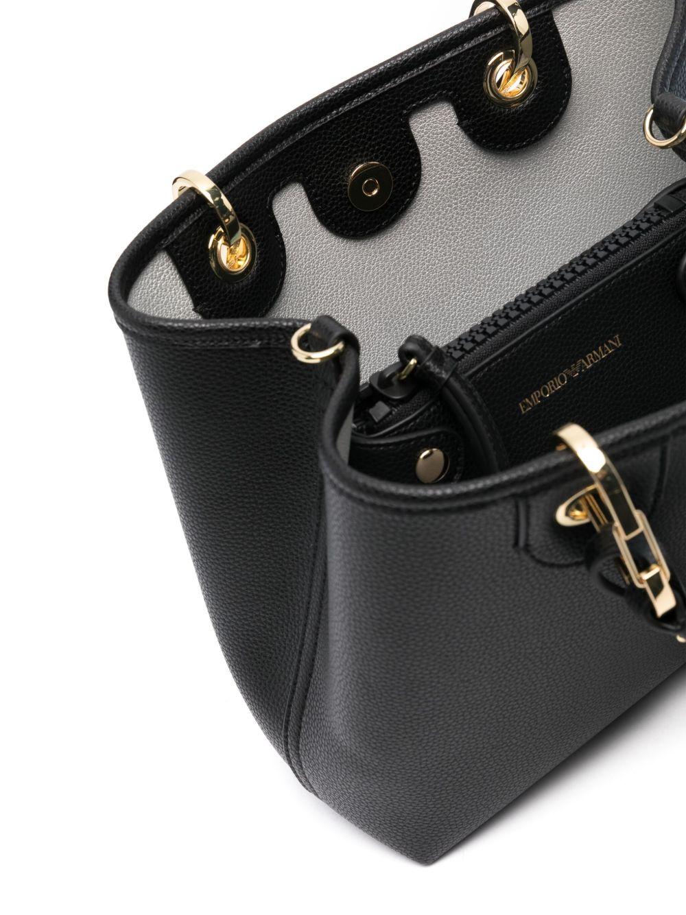 emporio armani bags black thermoplastic polyurethane - women