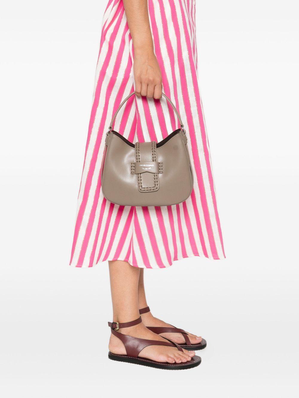 emporio armani bags dove grey leatehr - women