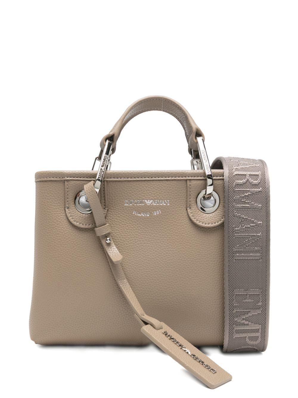 emporio armani bags dove grey thermoplastic polyurethane - women