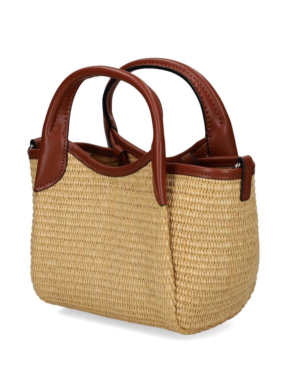 emporio armani bags leather brown polypropylene - women