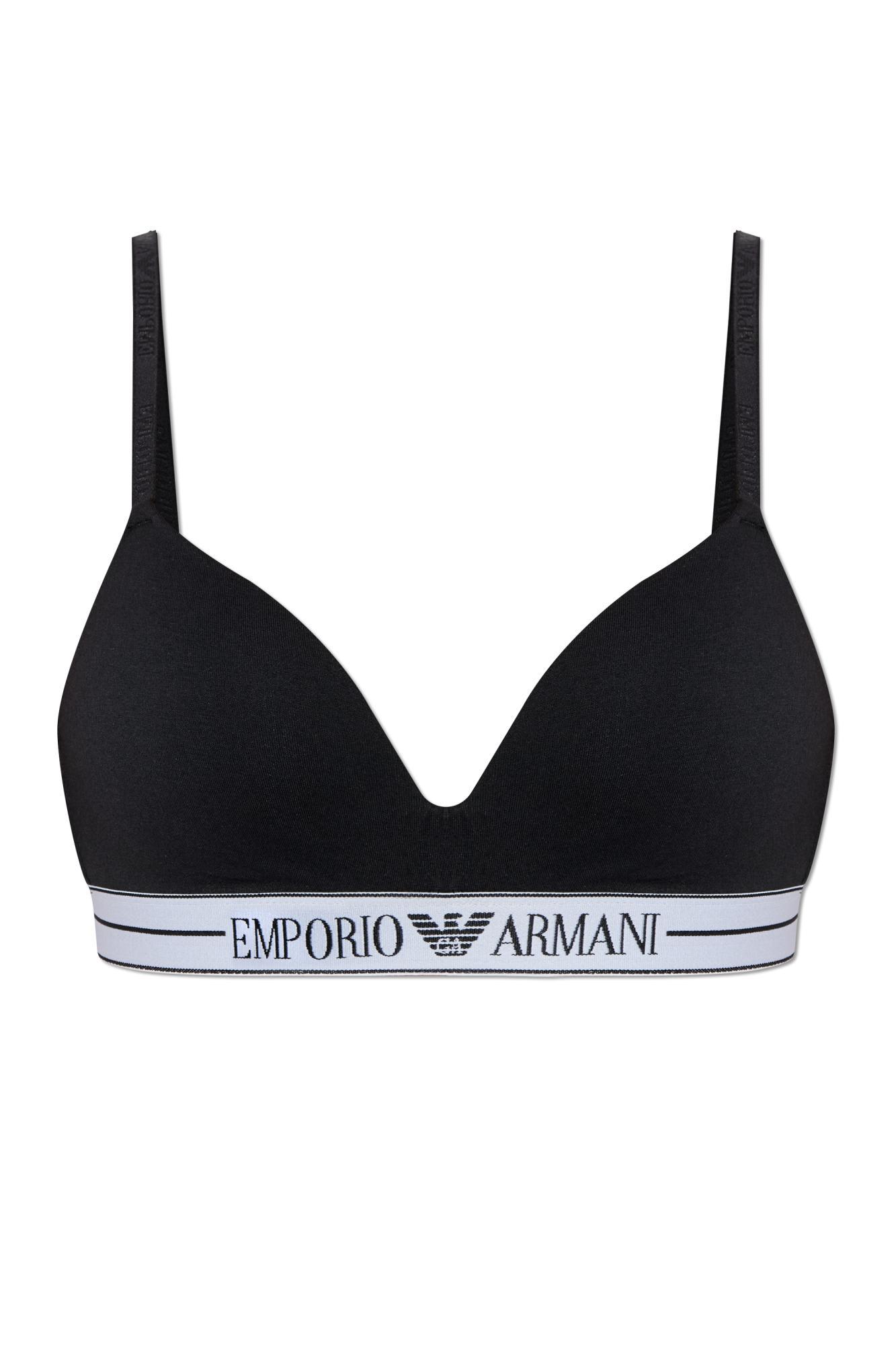 emporio armani cotton bra