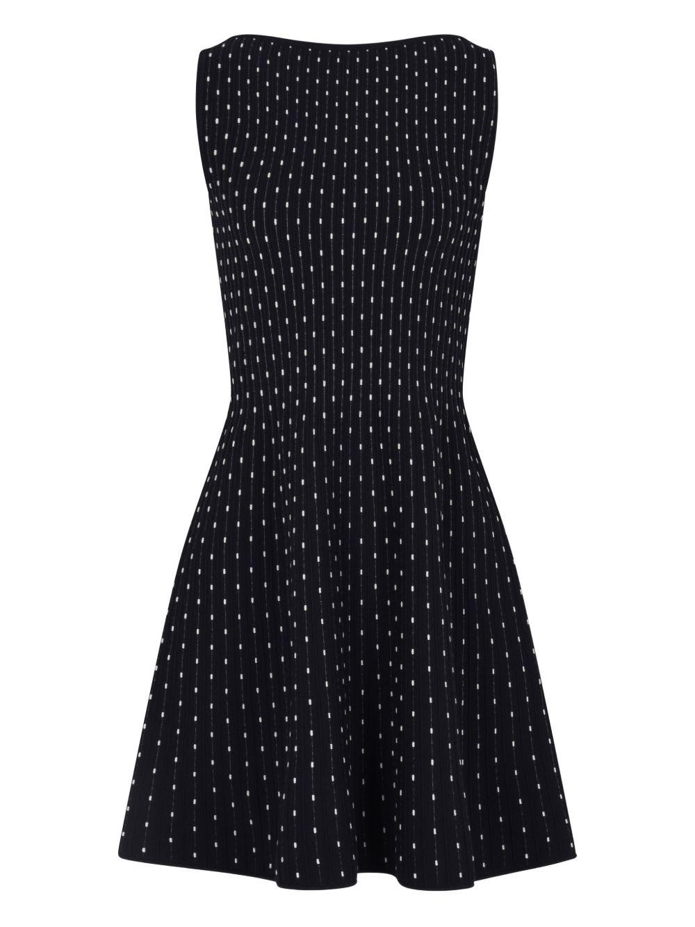 emporio armani dotted short dress