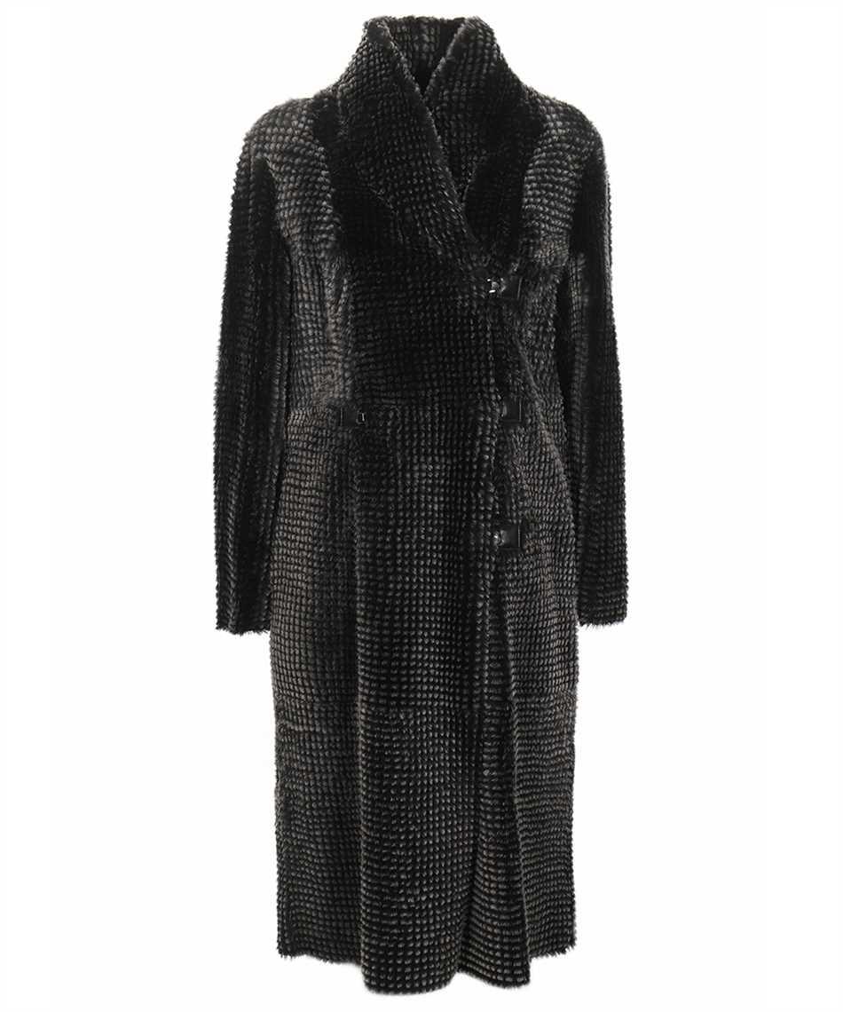 emporio armani fur coat
