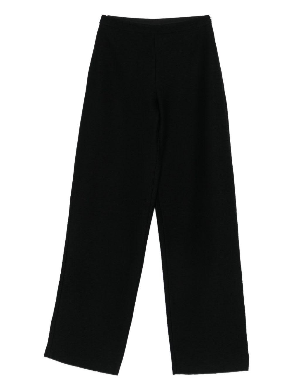 emporio armani high-wasited trousers