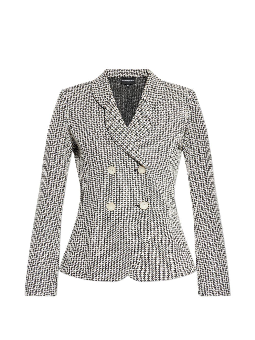 emporio armani jackets beige elastane - women
