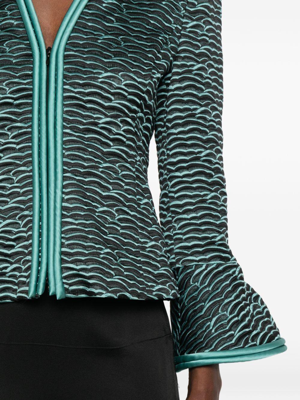 emporio armani jackets nero polyester - women