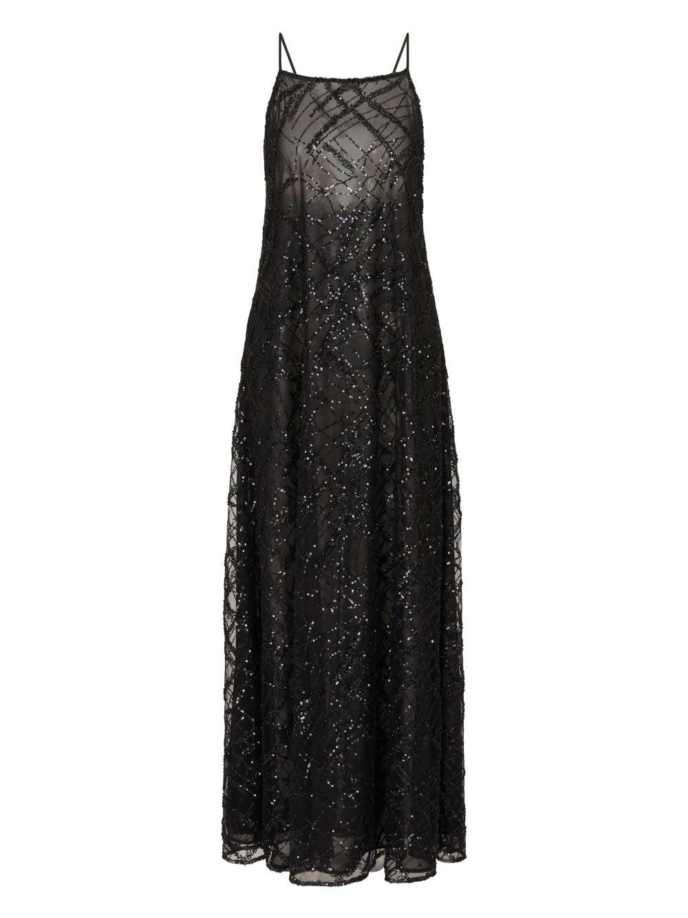 emporio armani long dress